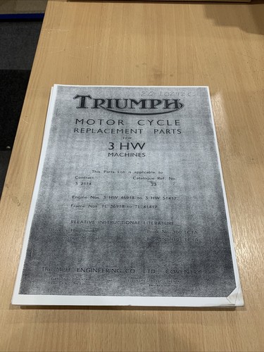 Triumph 3hw replacement - 3hw, parts