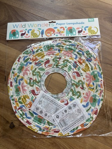 Paper lampshade wild wonder - paper,