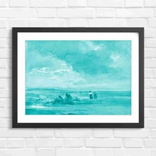 Seaside Couple Walking On