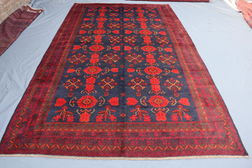 7x11 vintage afghan turkmen - 7x11,