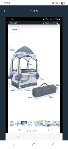 Travel cot and - travel,