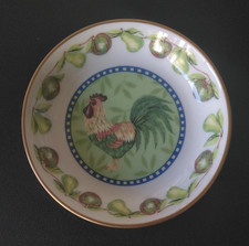 Royal Worcester Fine Bone China Trinket Dish With Cockerell - 11 cm Diameter