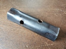 Vintage double ended box spanner, 15/16AF x 13/16AF 4" long, no makers name. 