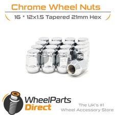 Wheel Nuts (16) 12x1.5 Chrome