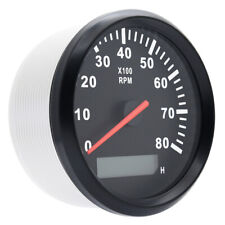 Car Tachometer 85mm Tacho Gauge 0-8000 RPM Diesel Motor Engine Rev Counter 12V