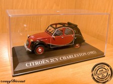 CITROEN 2CV 2 CV CHARLESTON BLACK/DARK BROWN 1982 1:43