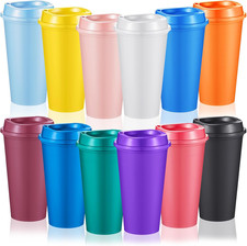 12 Pcs Reusable Coffee Cups