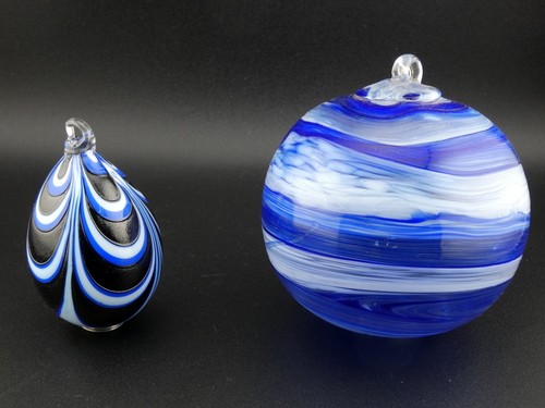Vintage hand blown art - blown,