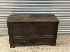 Antique Oak Coffer / Mule