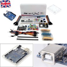 Basic Electronics Starter Kit with For UNO R3 Board Enclosure For Arduino IDE
