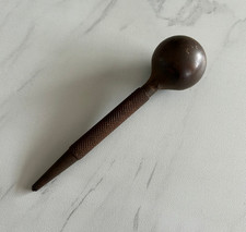 Vtg Hard Steel Ball Mushroom