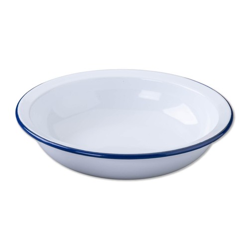 Zenker enamel round pie dish - enamel,