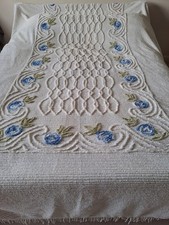 Vintage Retro Blue Floral