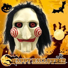 Scary Halloween Saw Mask Latex