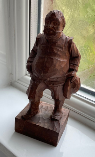 Vintage hand carved wooden - vintage,