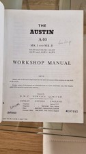 ORIGINAL FACTORY AUSTIN A40 MkI & MkII WORKSHOP MANUAL 1964 PART No. AKD 927D