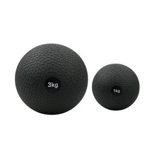 Slam Ball 1kg & 3kg No Bounce Medicine Balls for Strength & Home Fitness Set