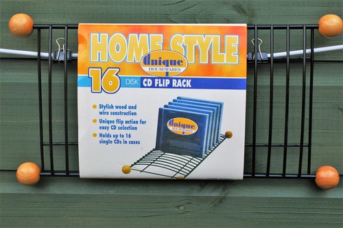 Flip storage rack holds - rack, 16