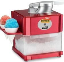 Snow Cone Machine, Home Shaved