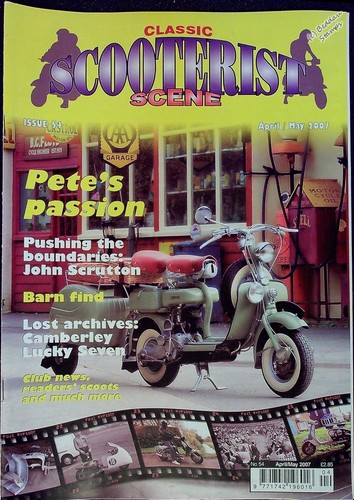Classic scooterist scene - scooterist,