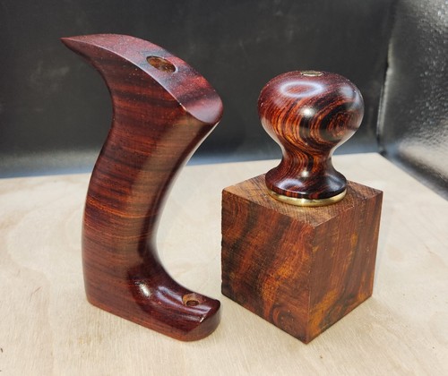 Cocobolo tote knob for - cocobolo, lie