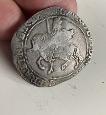 King Charles 1st Silver Half Crown Hammered Coin