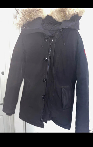 Canada goose men fur trim - goose, men’s