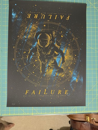 Failure band gig - gig, print
