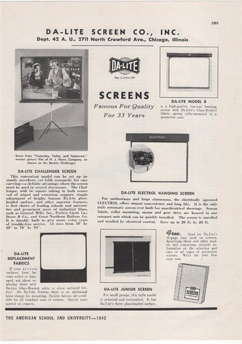 Lite screens hanging on - screens,
