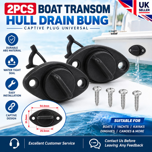 Screw boat drain plug - screw,