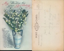 Birthday greeting with flowers RGH Series