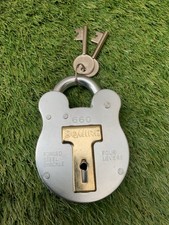 Unused Squire 660 4 Levers Padlock With 2 Keys B834