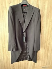 Dobell Black Slim Fit Morning