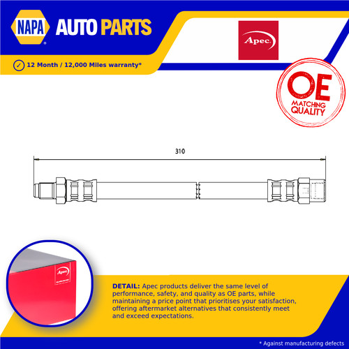 Brake hose fits mercedes - hose,