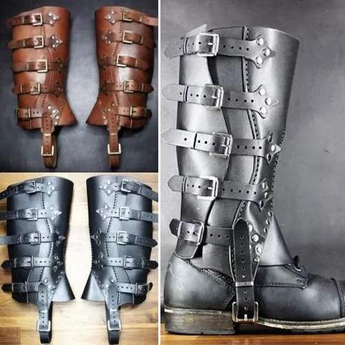 Medieval leg shin guards - shin,