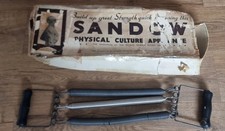 Antique Sandow Physical Culture Appliance Steel Chest Expander Rare Boxed 