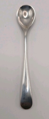 Solid silver mustard spoon - silver,