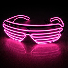 LED Neon Shutter Glasses EL