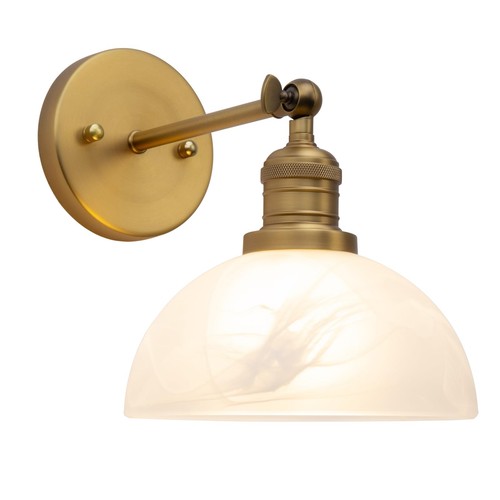 Vintage wall light - with, milk