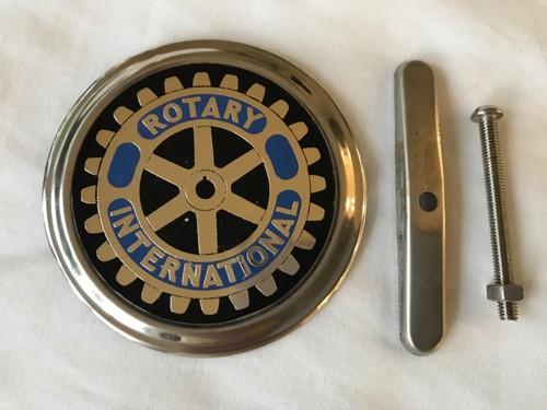 Rotary international car badge - rotary,