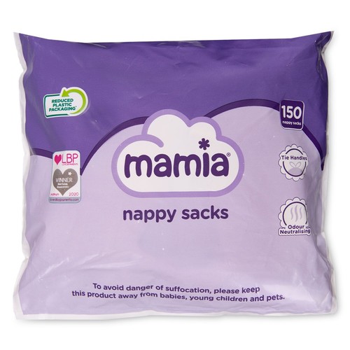 Mamia nappy sacks 150 - sacks,
