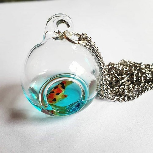 Unique handmade fish bowl - handmade,