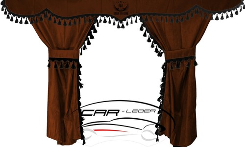 Truck curtains curtain brown