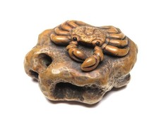 Japan Antique Netsuke crab