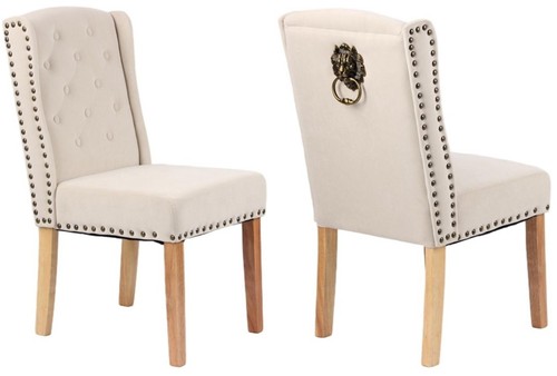 Beige velvet dining - 2,