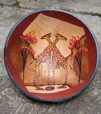 GIRAFFE Wooden Hand Carved