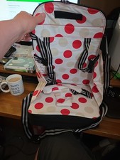 Polar Gear Baby Go Anywhere portable baby travel booster seat with placemat 