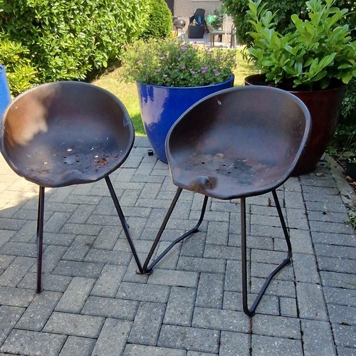 Pair metal outdoor patio - pair,