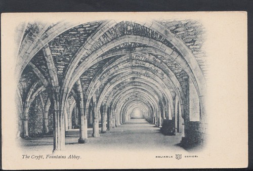 Yorkshire postcard the crypt - postcard:,