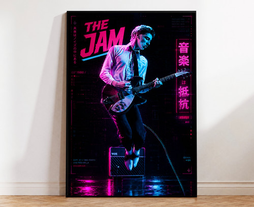 Paul weller the jam japan - a4,